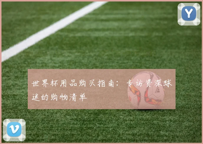 世界杯用品购买指南:专访资深球迷的购物清单