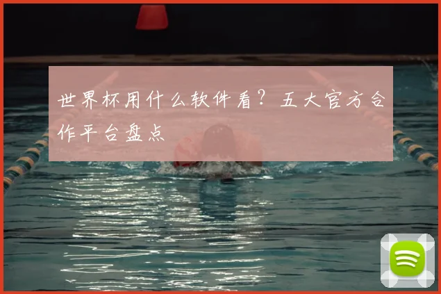 世界杯用什么软件看?五大官方合作平台盘点